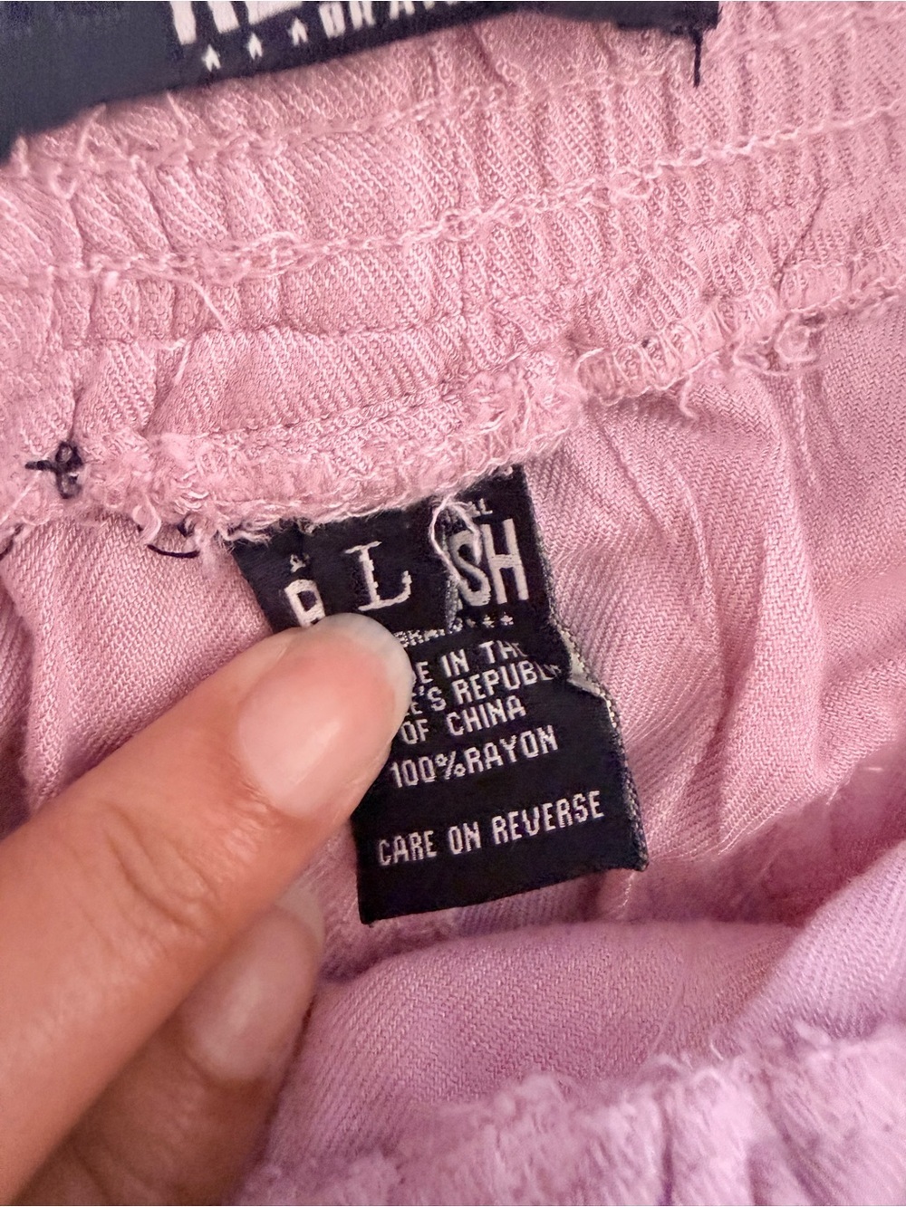 Rewash Lavender Cropped Jogger Pants - Picture 12 of 14